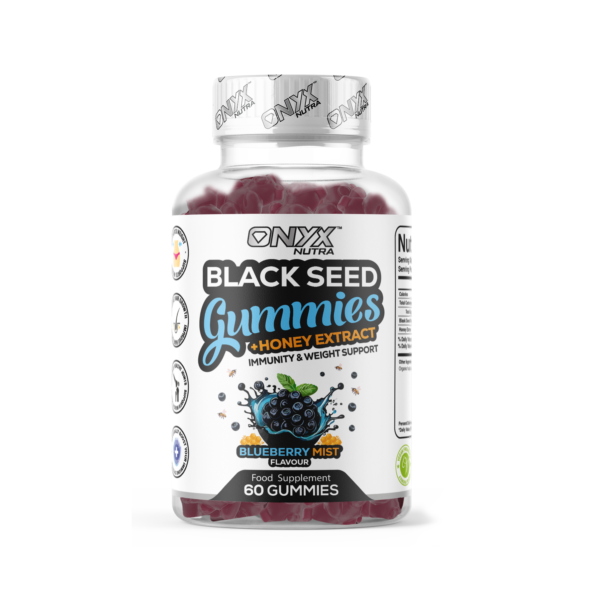Black Seed Oil Gummies with Honey Extract