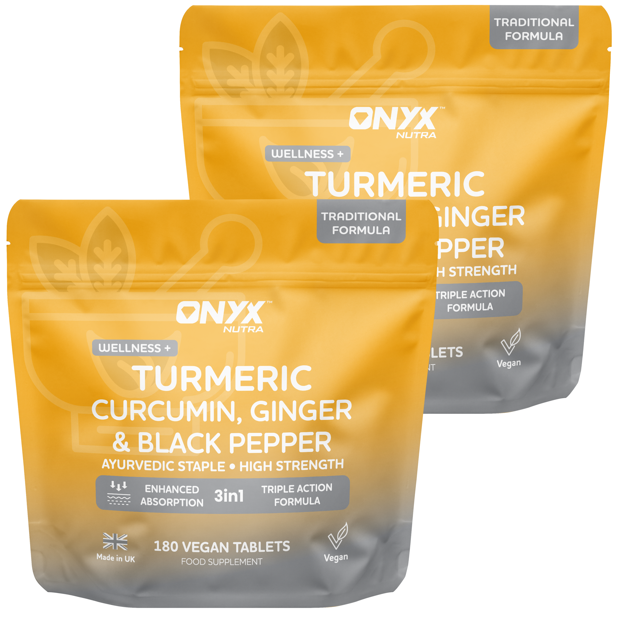 Turmeric, Curcumin, Ginger & Black Pepper