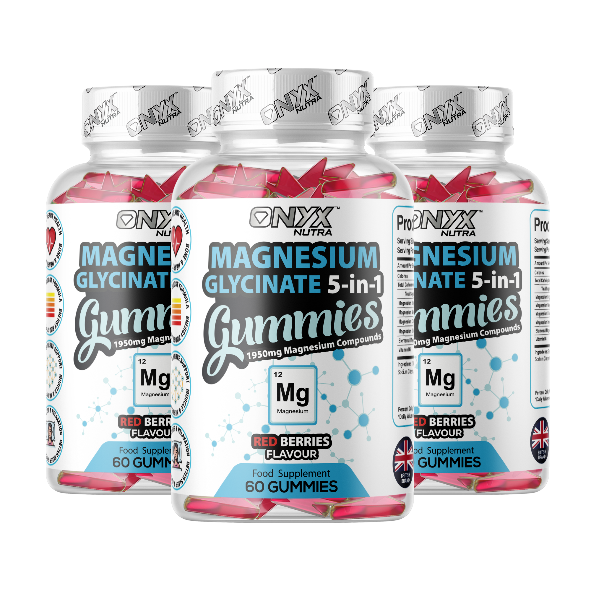 Magnesium Glycinate 5 in 1 Gummies