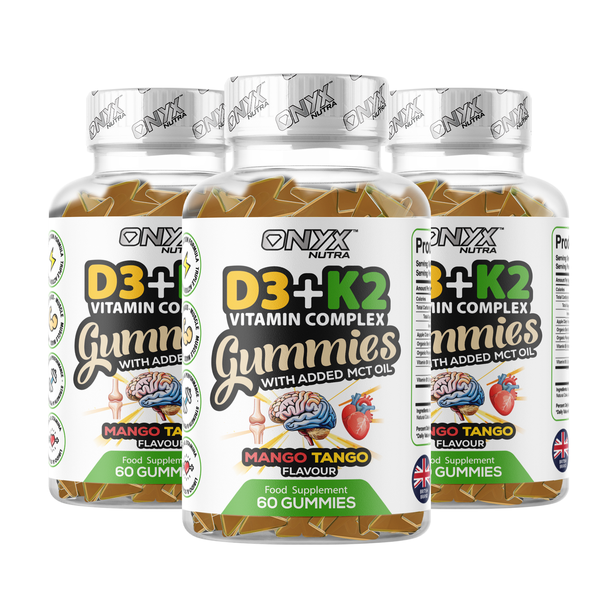 D3 & K2 Vitamin Complex Gummies