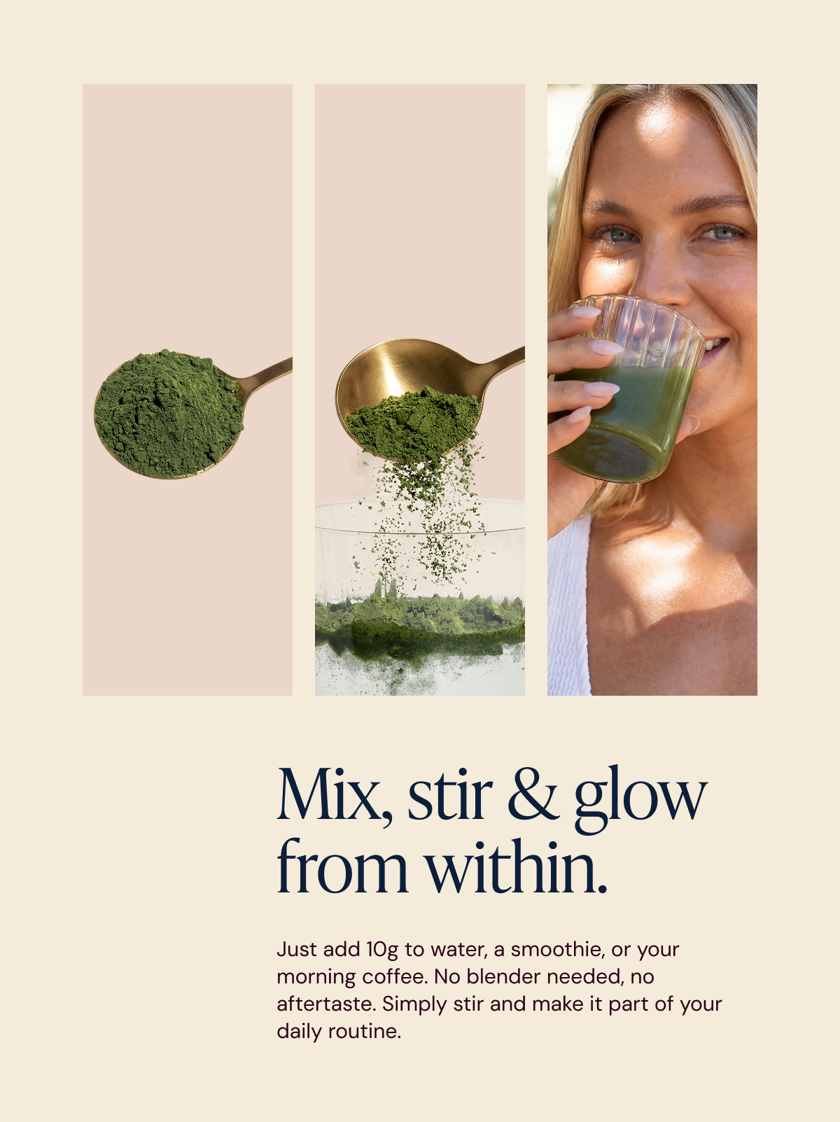 Super Greens Powder - High in Vitamins & Protein Fibre