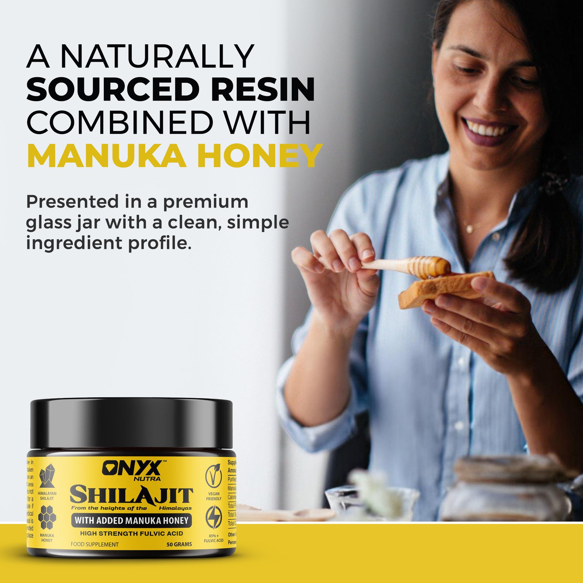 Shilajit & Manuka Honey Resin 50grams