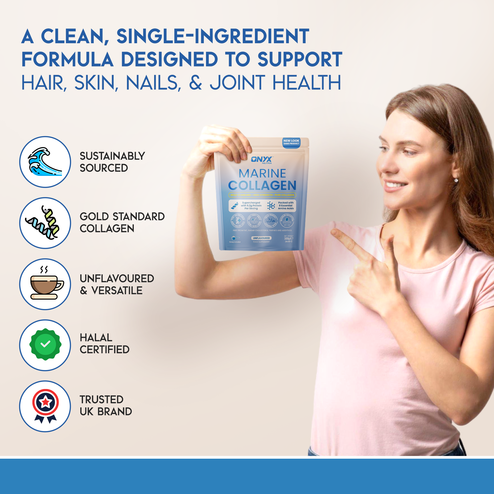 Marine Collagen Peptides 300g