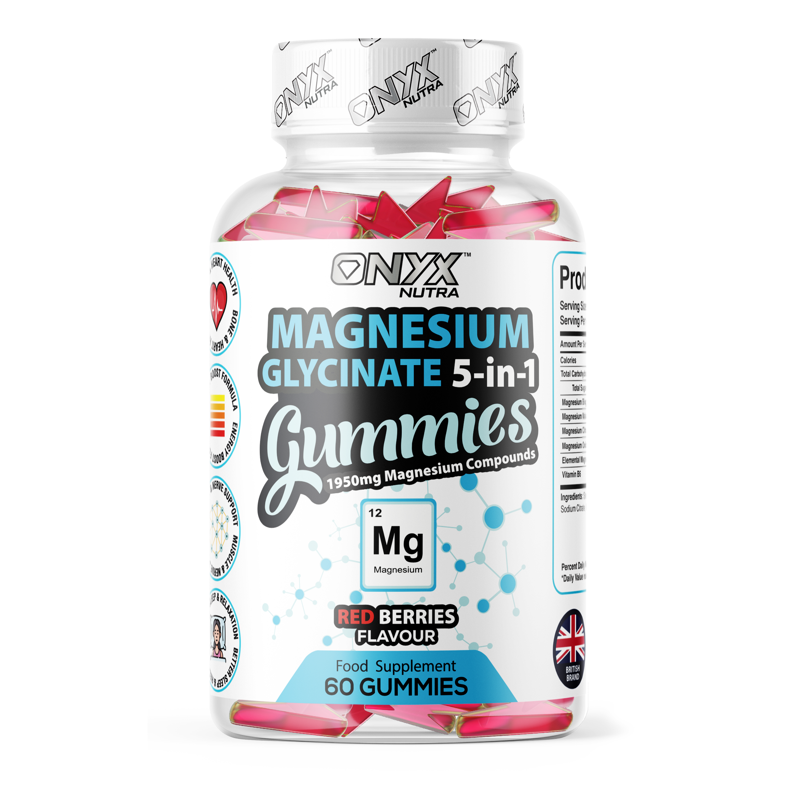 Magnesium Glycinate 5 in 1 Gummies