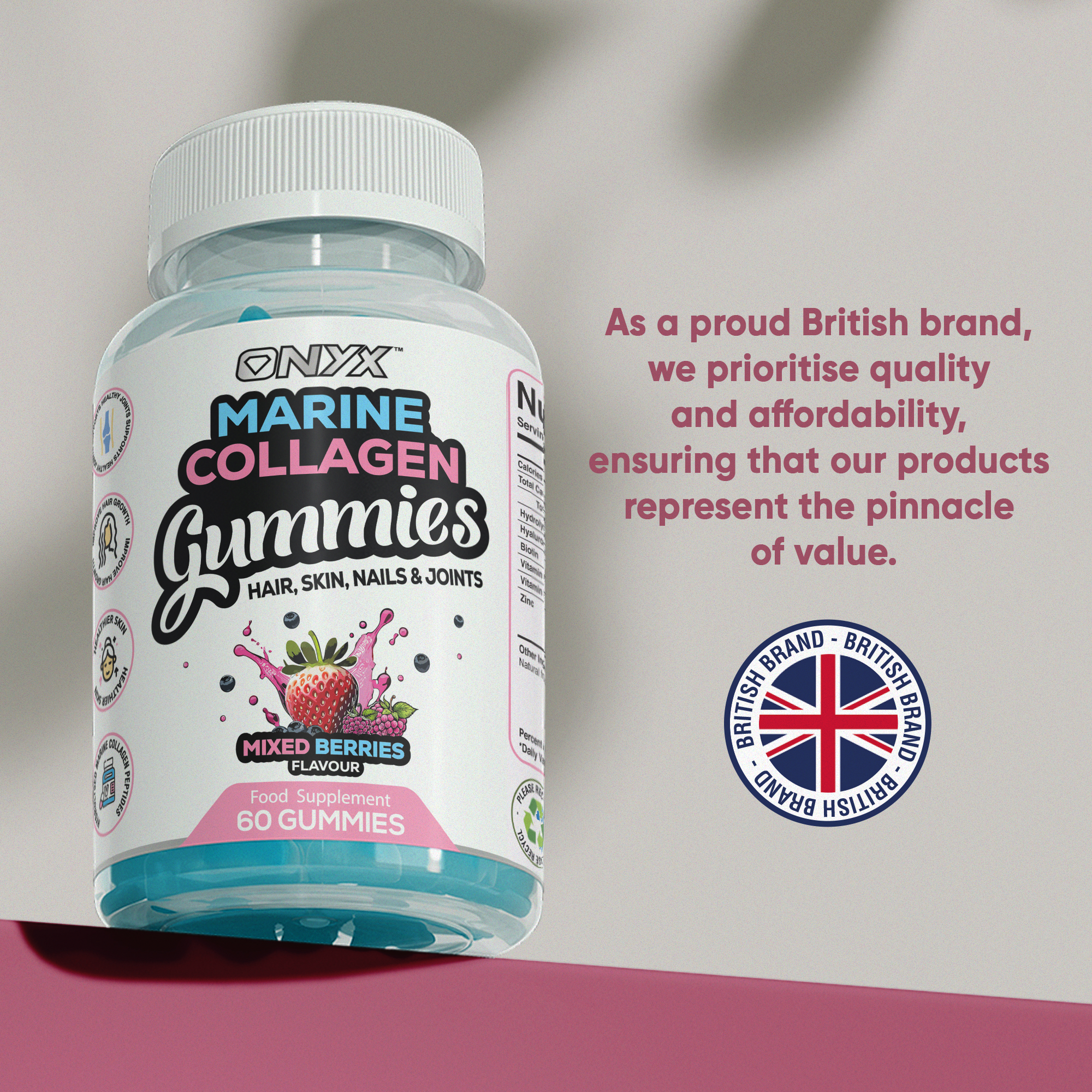 Marine Collagen Gummies with Biotin