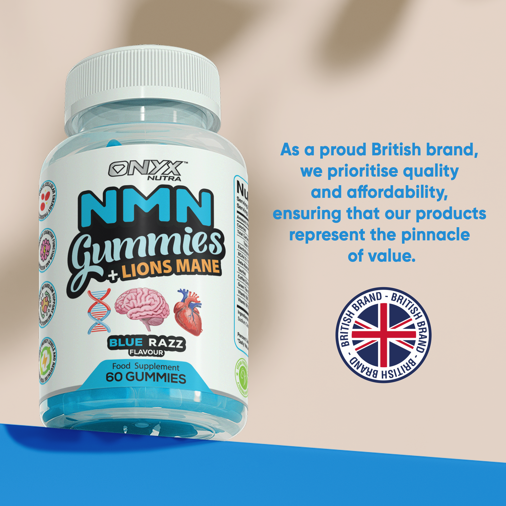 NMN Gummies with Lions Mane Extract