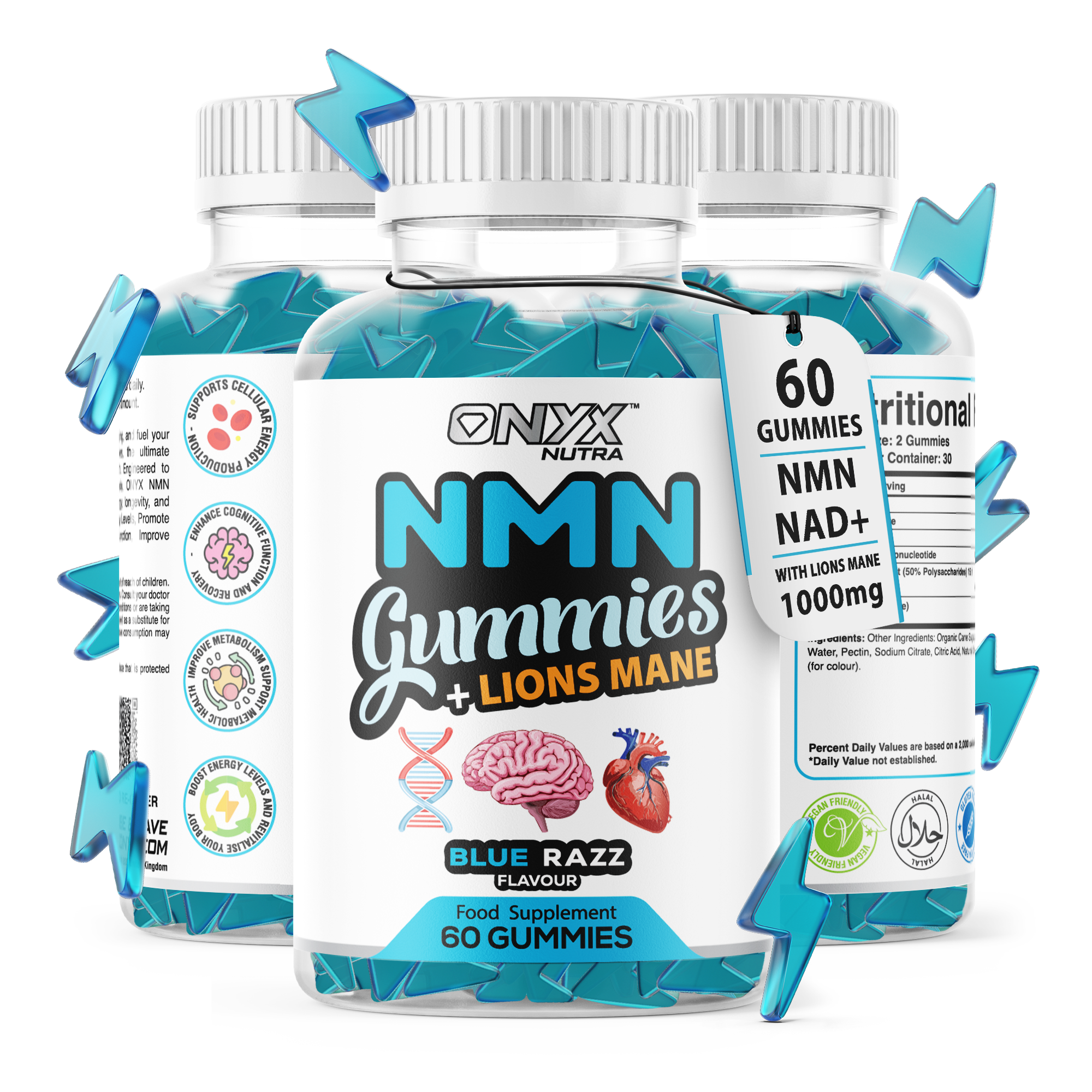NMN Gummies with Lions Mane Extract