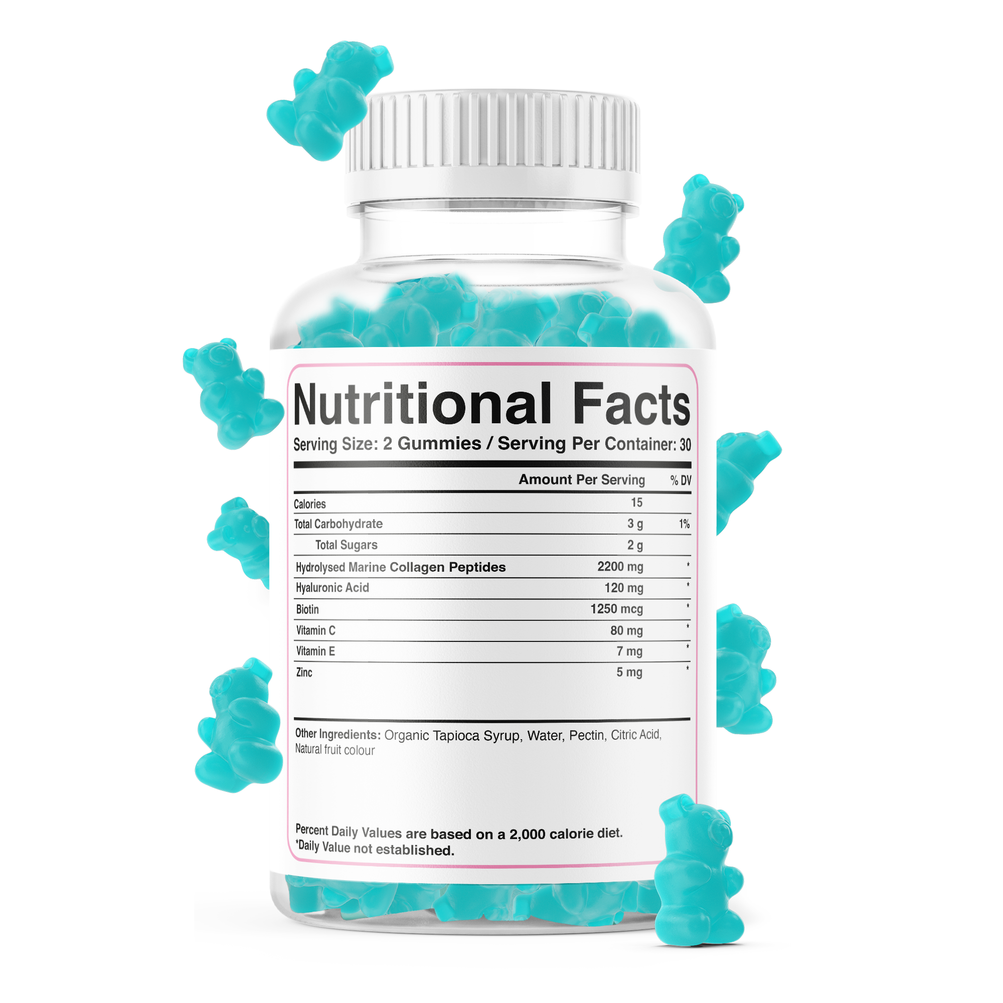 Marine Collagen Gummies with Biotin