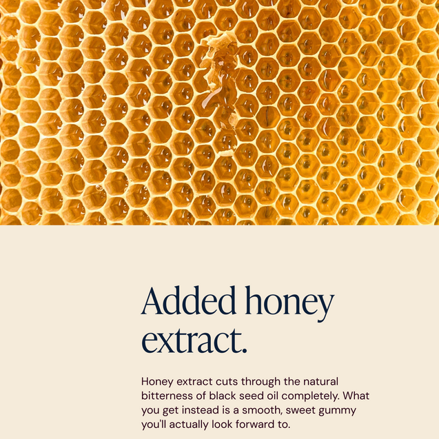 Black Seed Oil Gummies with Honey Extract