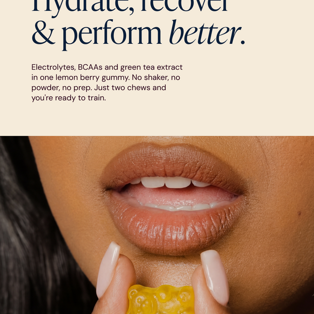 Electrolytes & BCAAs Gummies with Green Tea Extract