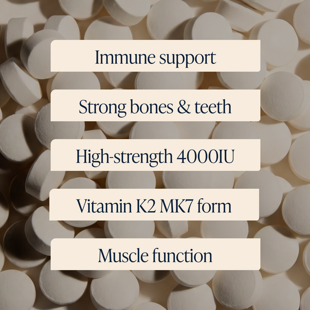Vitamin D3 + K2 (MK7) Immune Support
