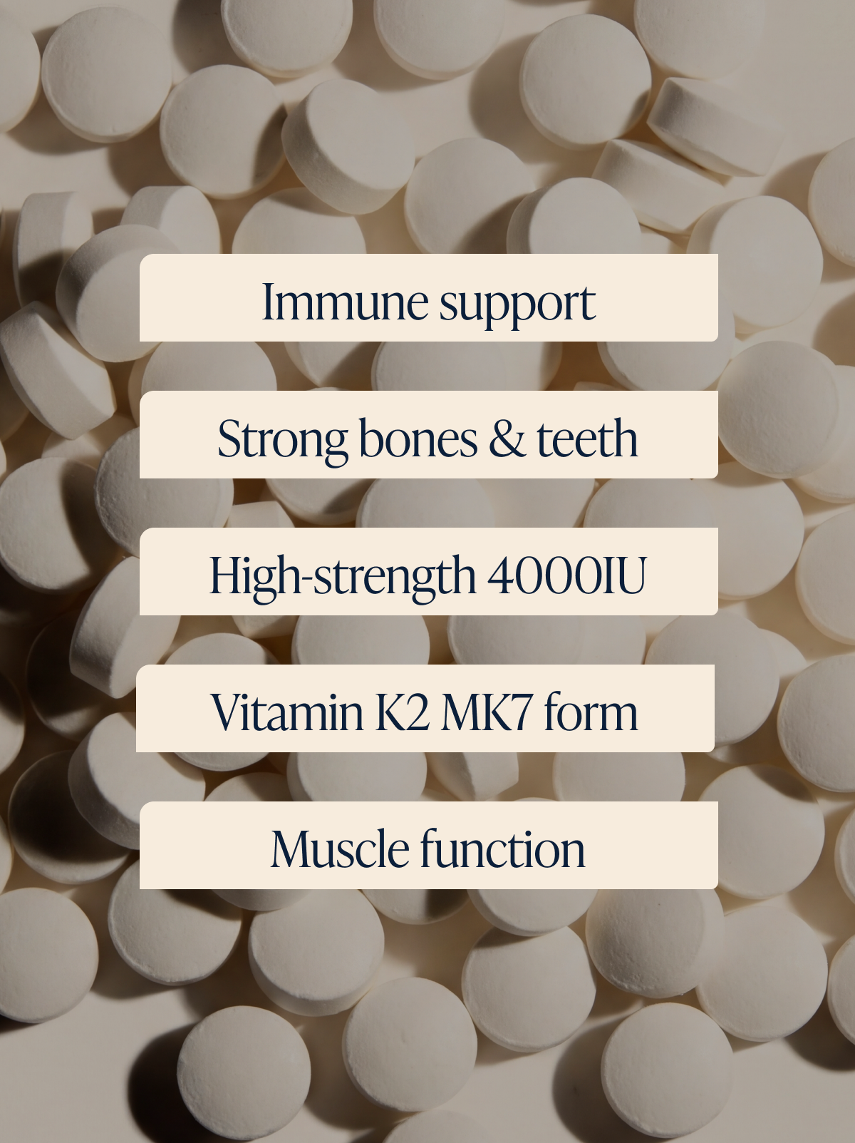Vitamin D3 + K2 (MK7) Immune Support