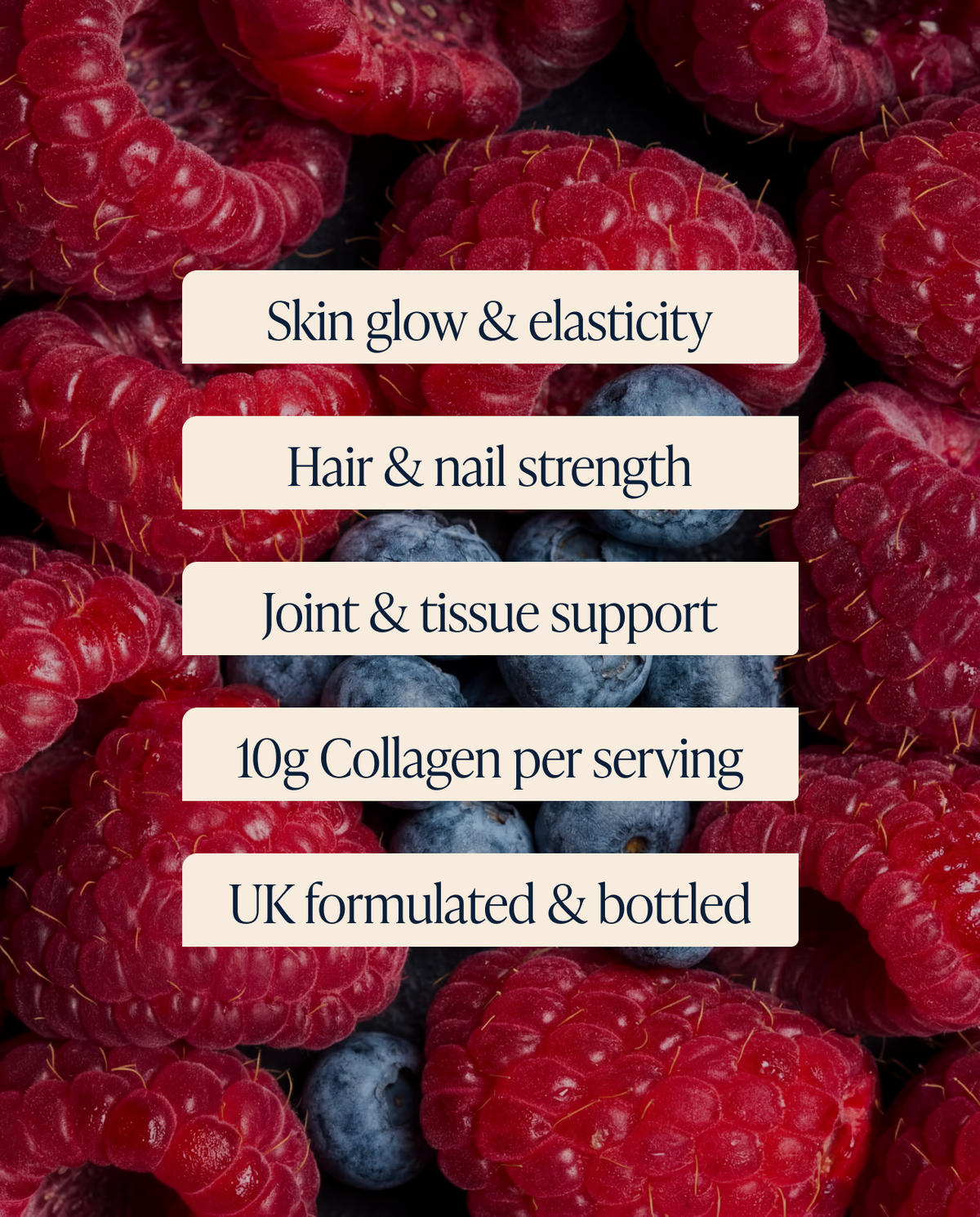 Collagen Glow Liquid Peptides Mixed Berries