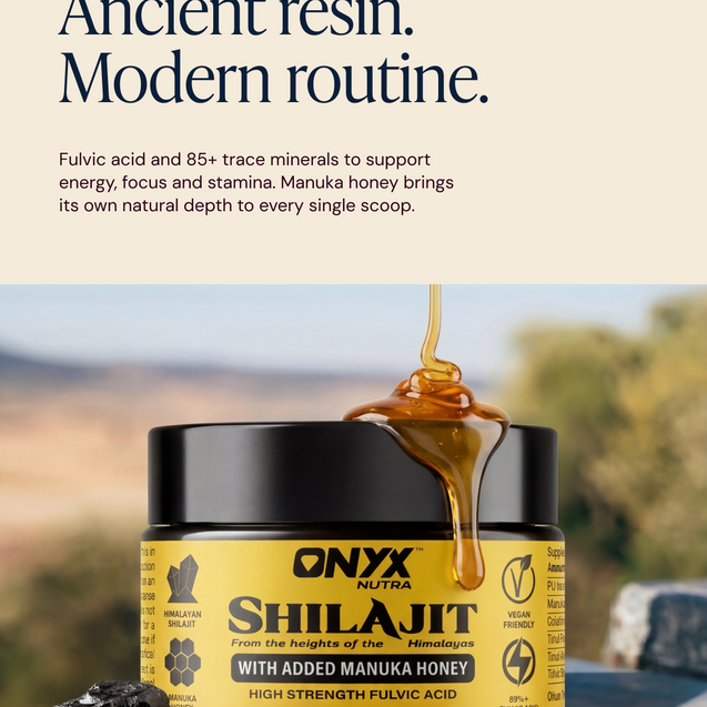 Shilajit & Manuka Honey Resin 50grams