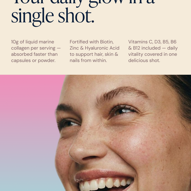 Collagen Glow Liquid Peptides Mixed Berries