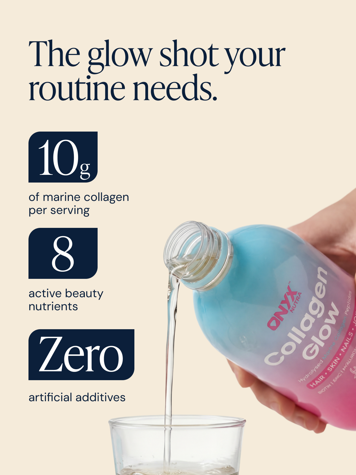 Collagen Glow Liquid Peptides Mixed Berries