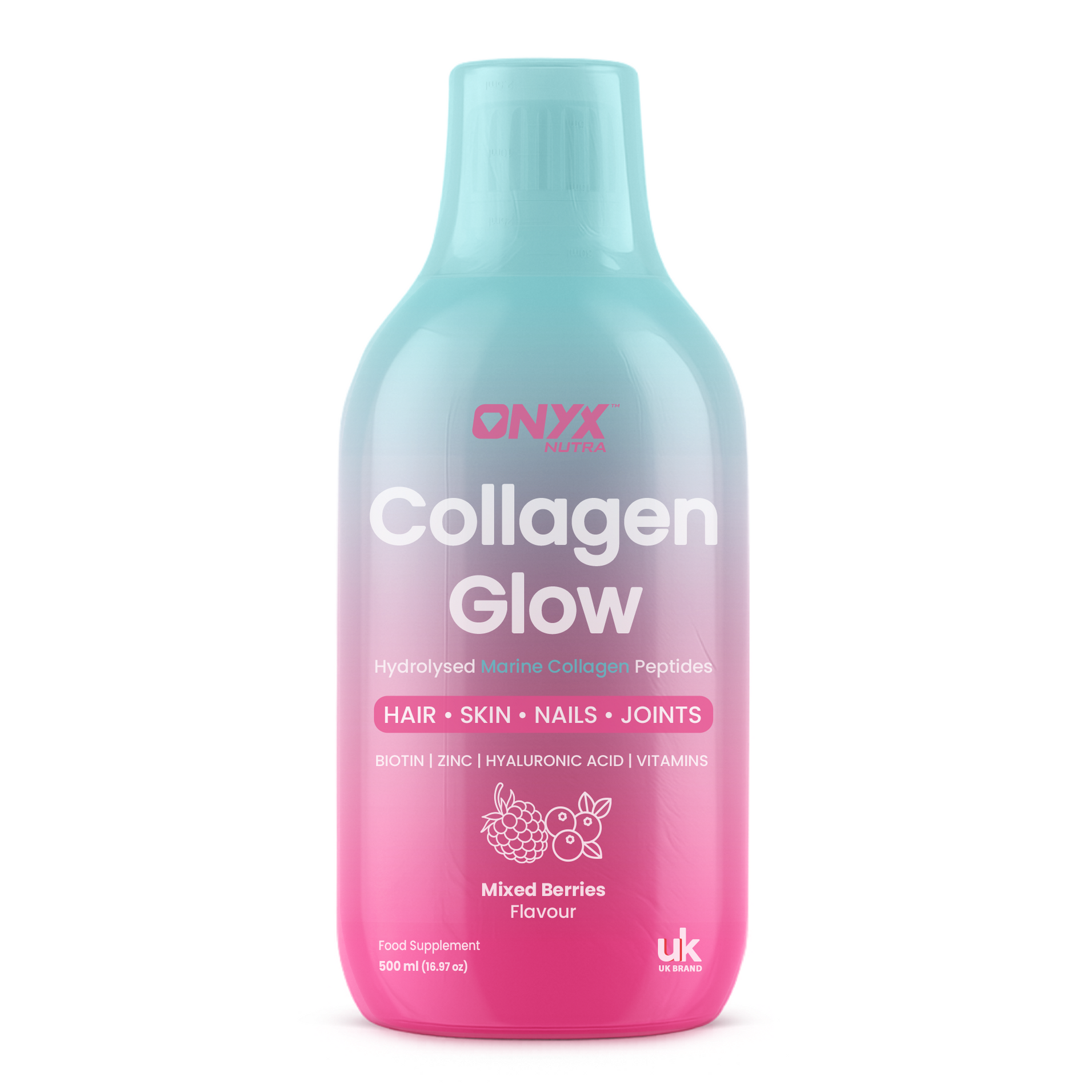 Collagen Glow Liquid Peptides Mixed Berries