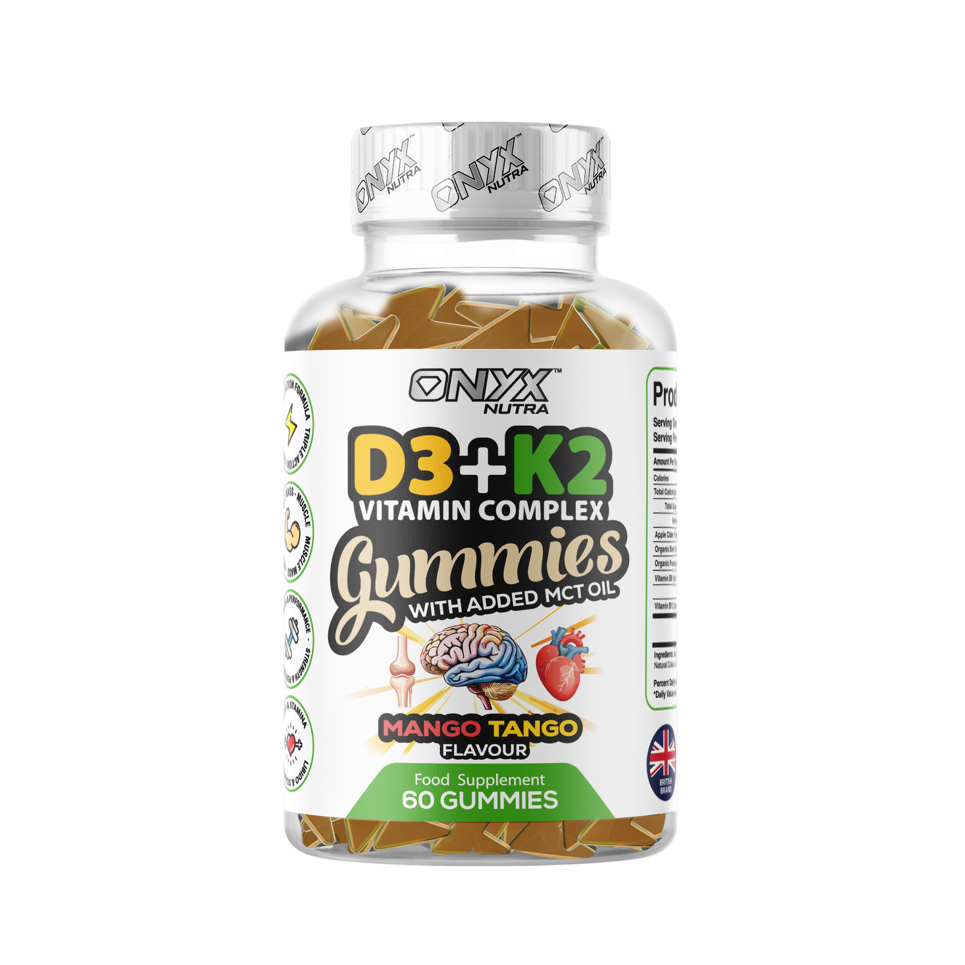 D3 & K2 Vitamin Complex Gummies