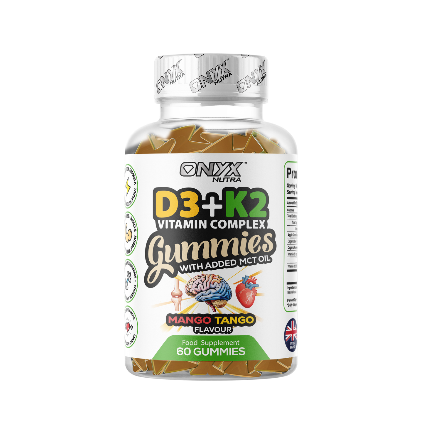 D3 & K2 Vitamin Complex Gummies