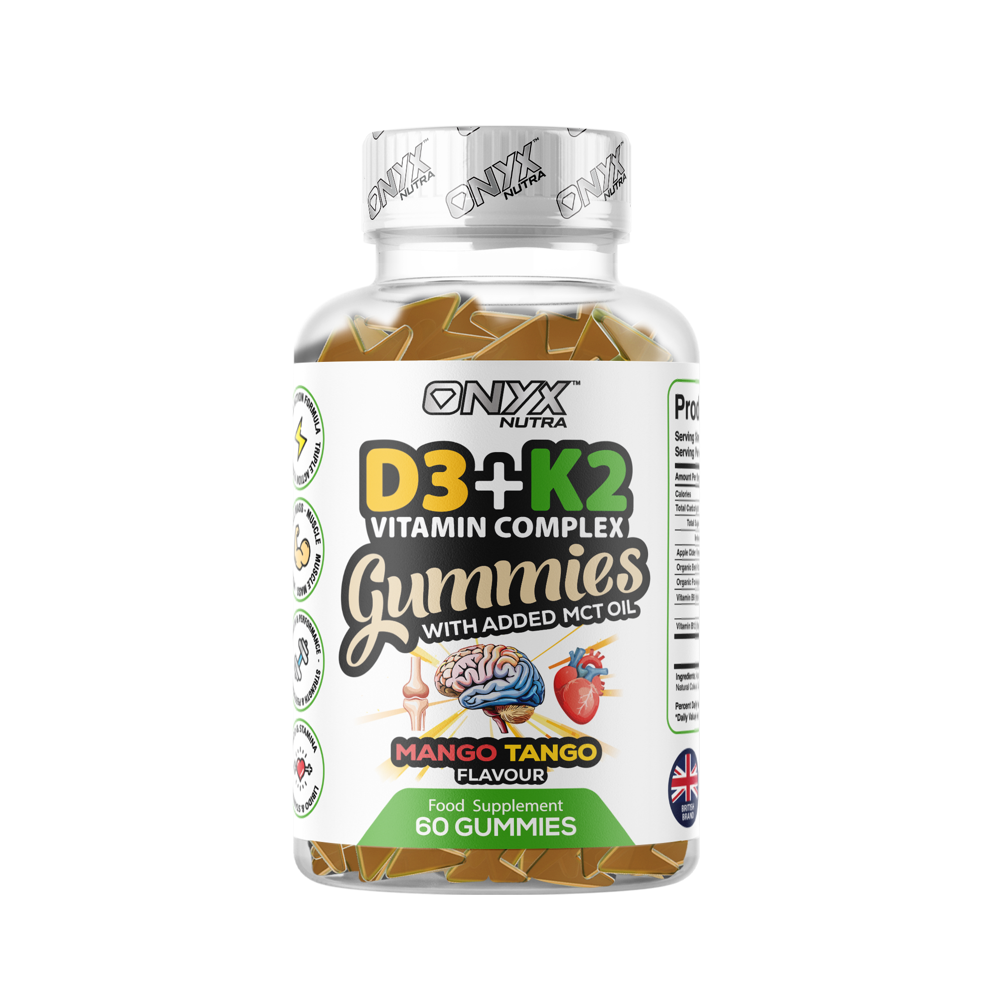 D3 & K2 Vitamin Complex Gummies