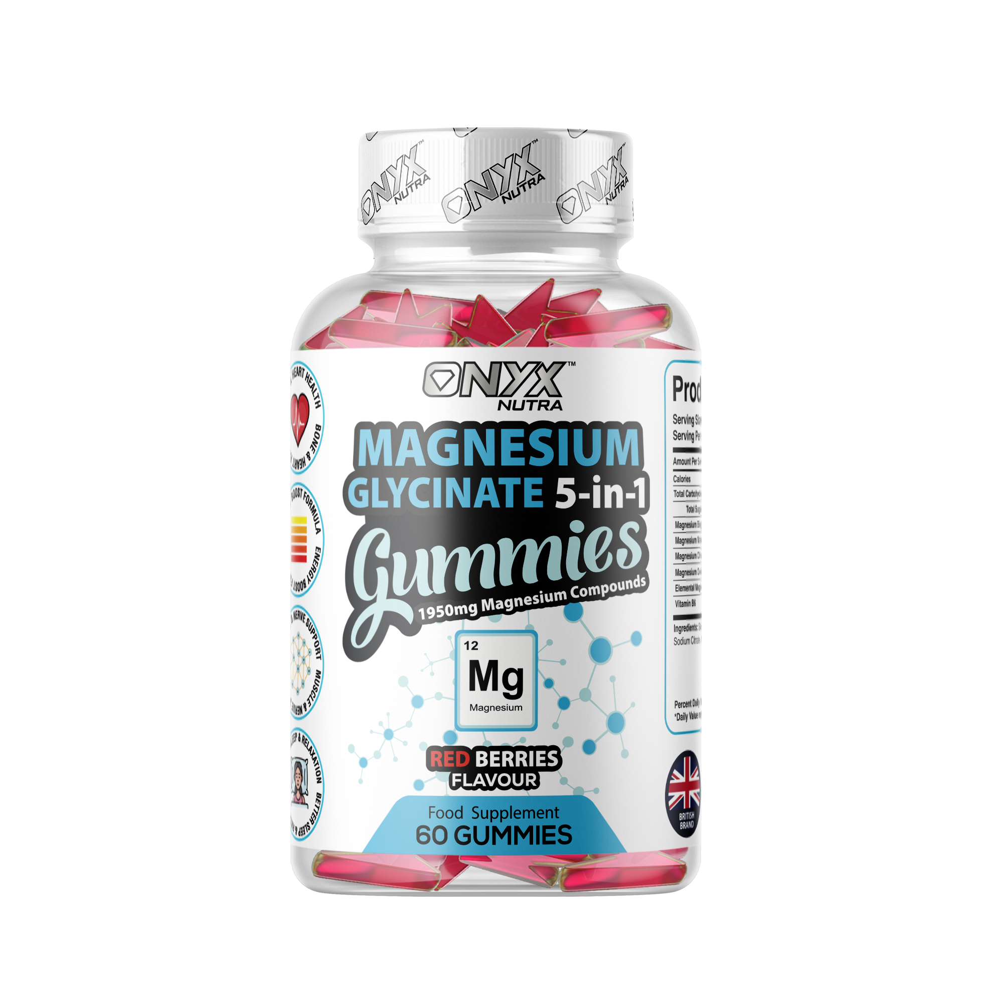 Magnesium Glycinate 5 in 1 Gummies