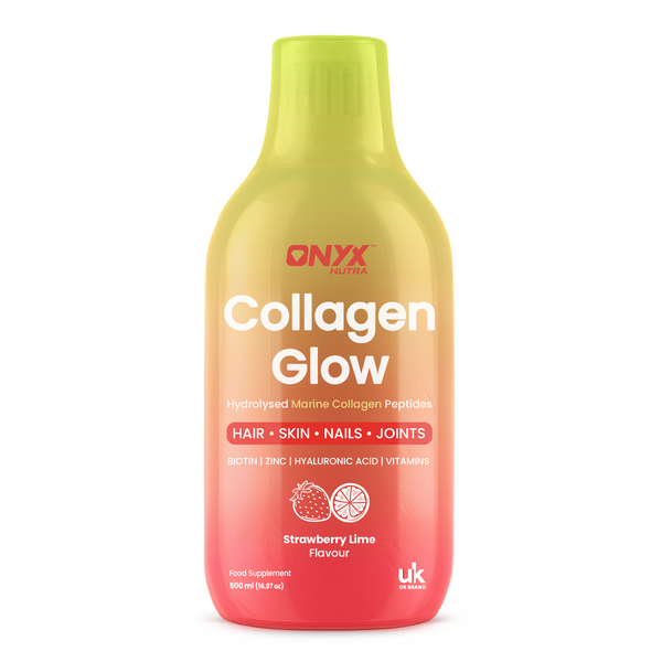 Collagen Glow Liquid Peptides Strawberry Lime