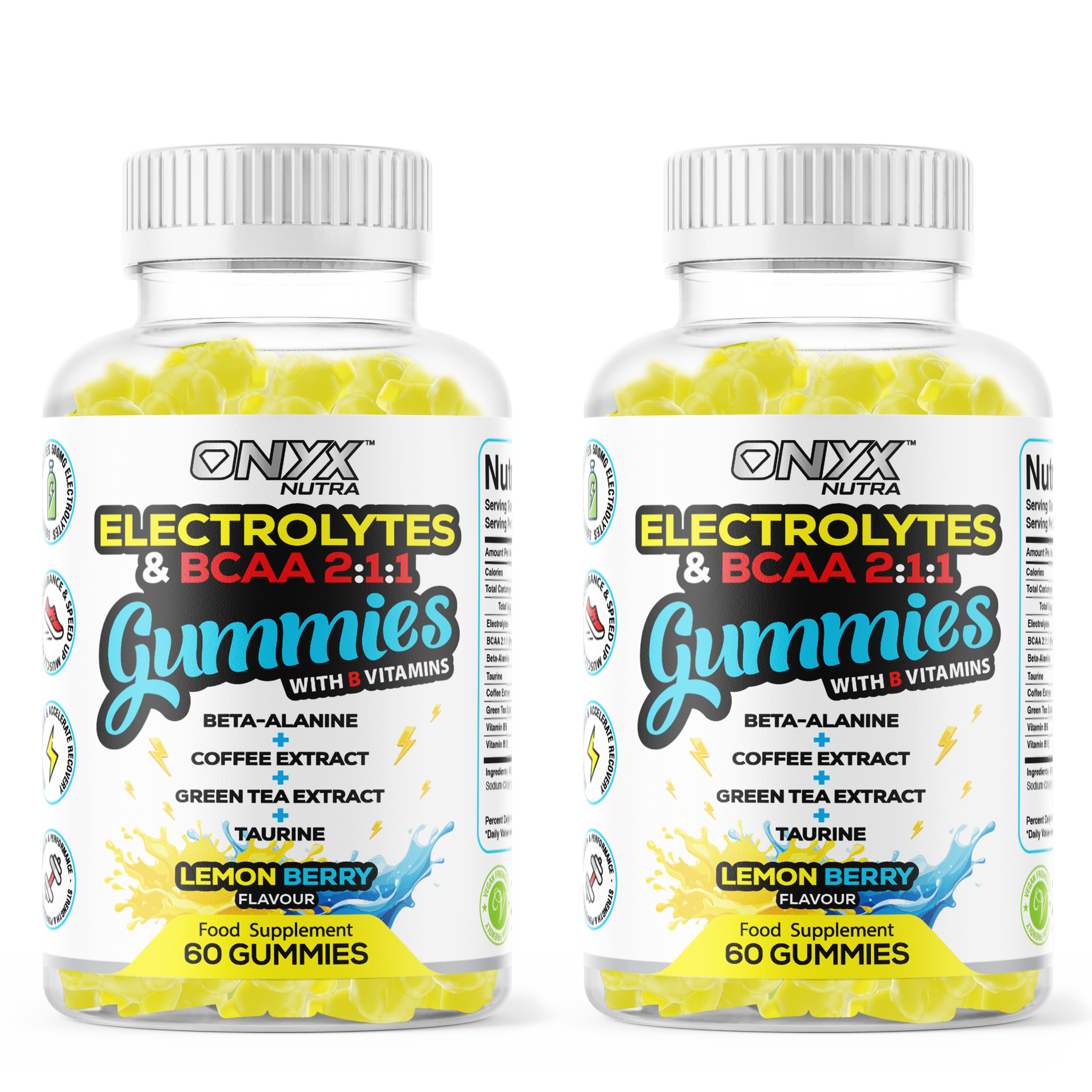 Electrolytes & BCAAs Gummies with Green Tea Extract