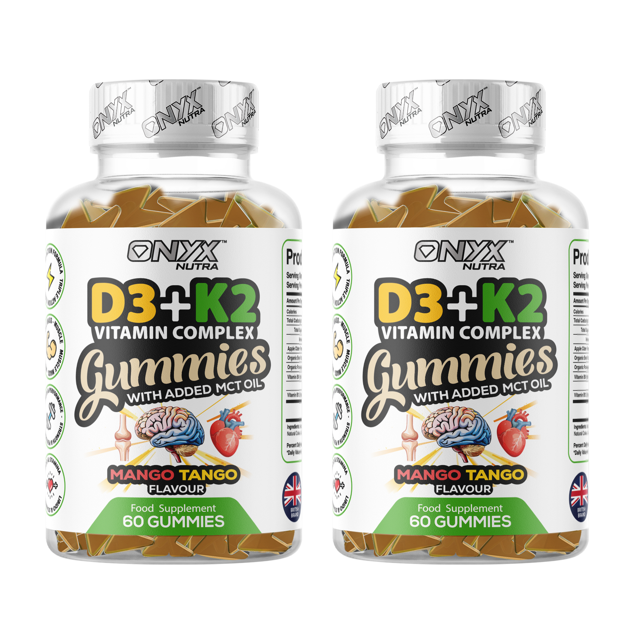 D3 & K2 Vitamin Complex Gummies