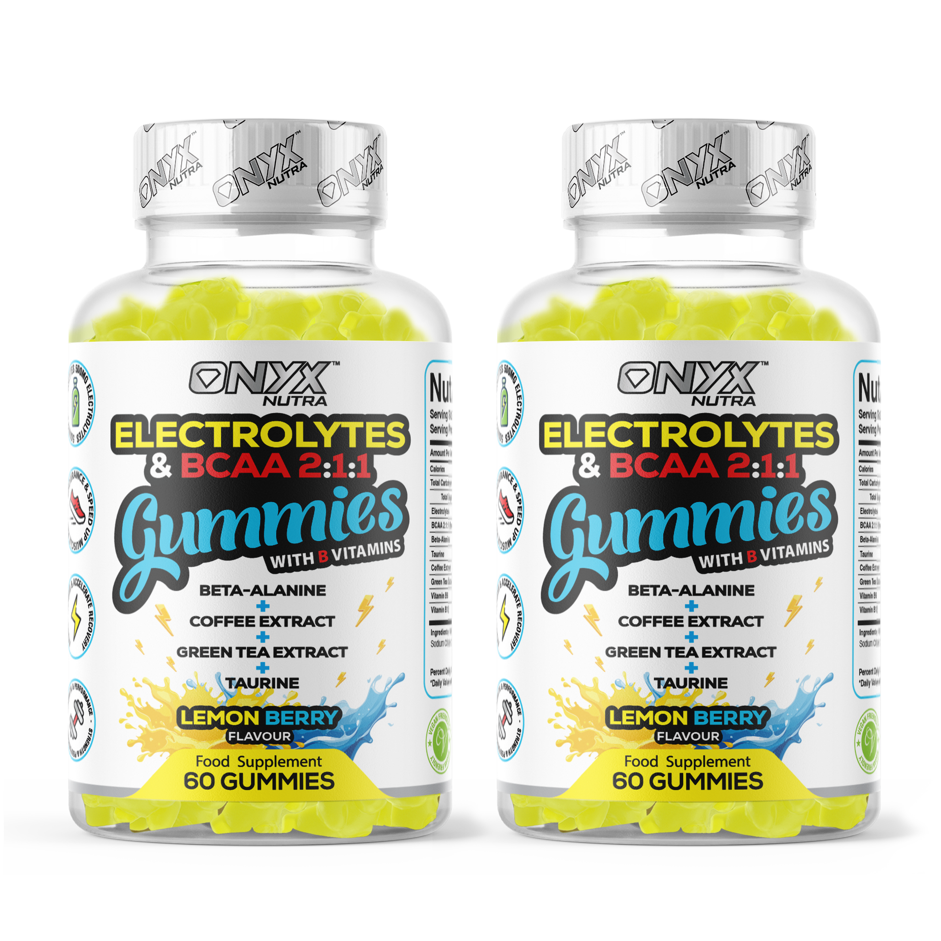 Electrolytes & BCAAs Gummies with Green Tea Extract