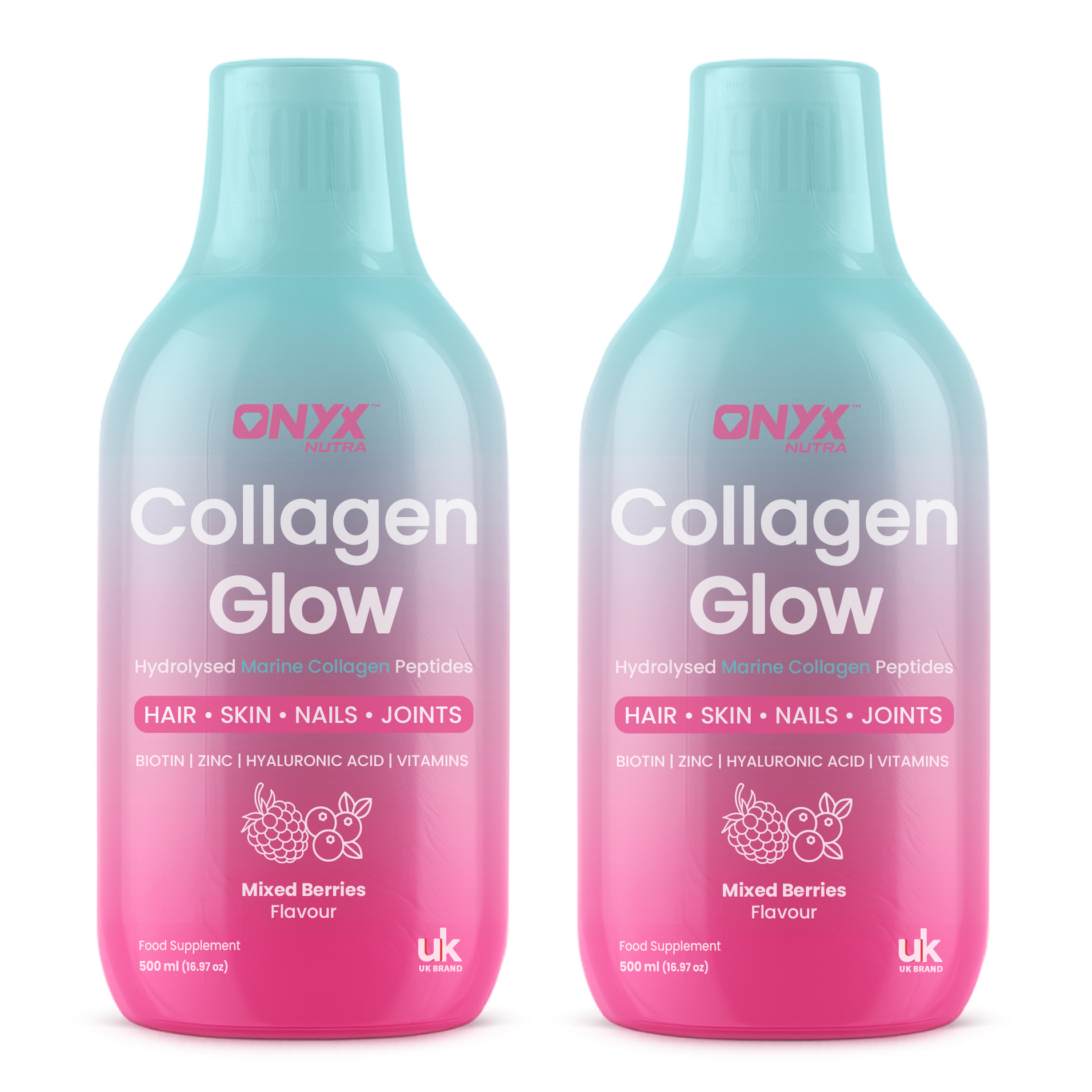Collagen Glow Liquid Peptides Mixed Berries