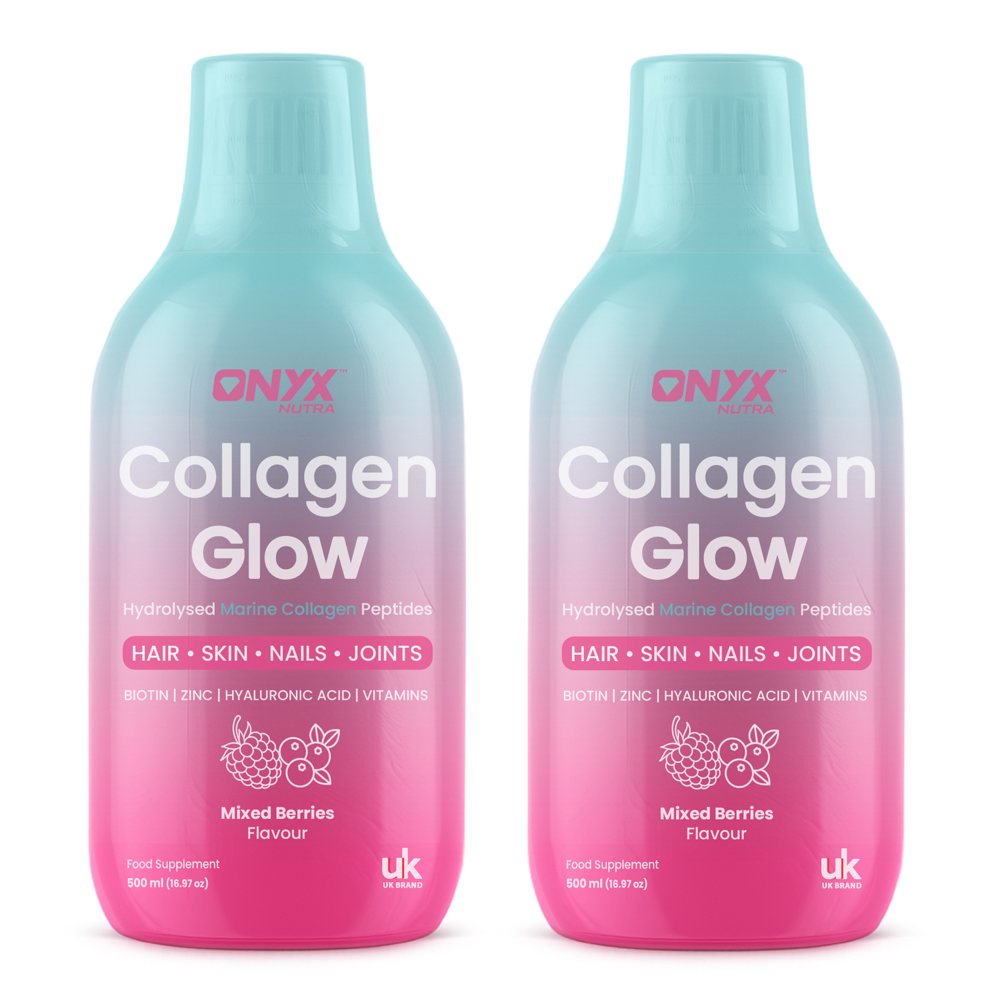 Collagen Glow Liquid Peptides Mixed Berries