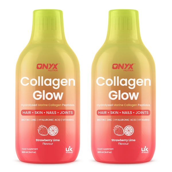 Collagen Glow Liquid Peptides Strawberry Lime