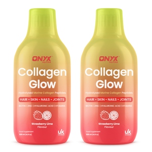 Collagen Glow Liquid Peptides Strawberry Lime