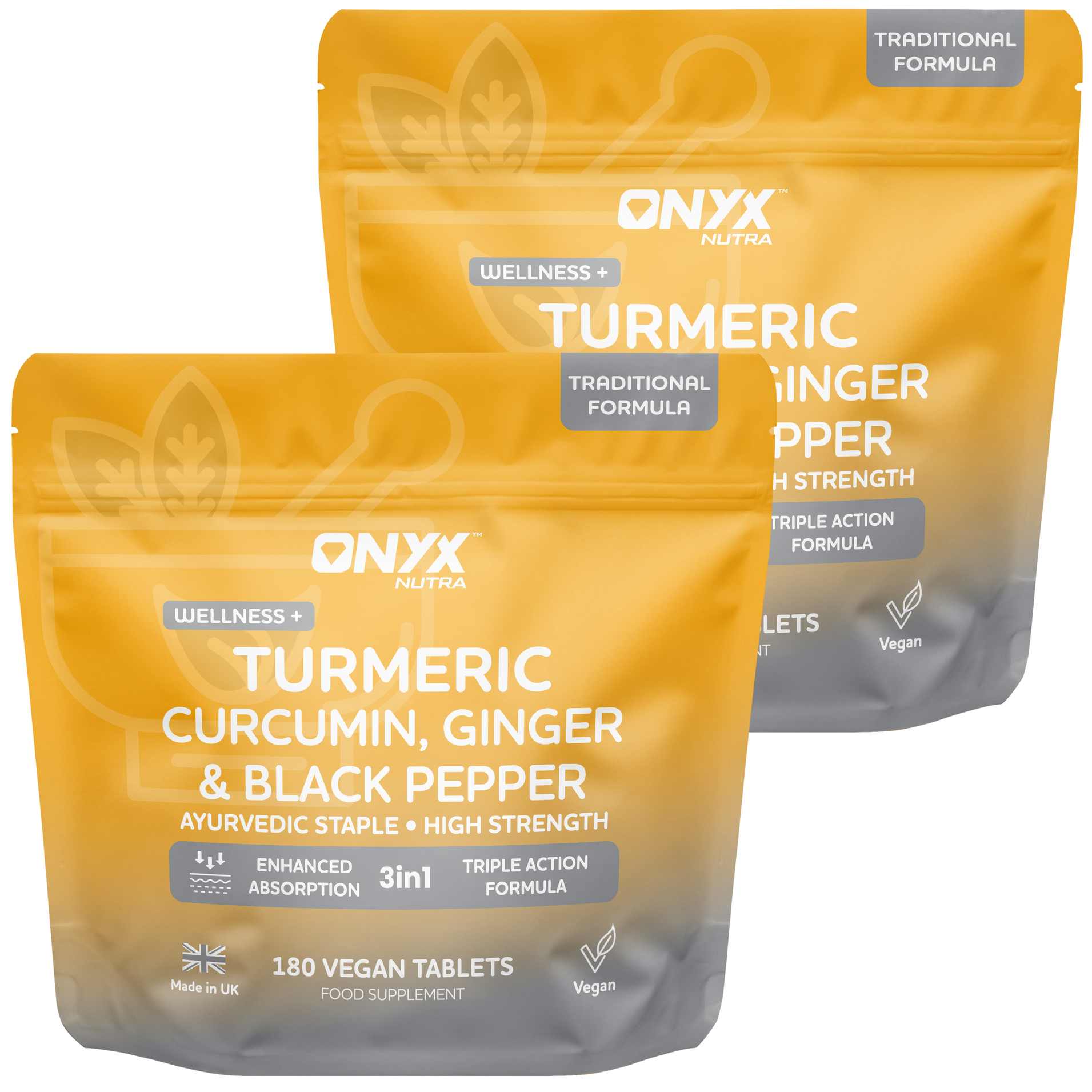 Turmeric, Curcumin, Ginger & Black Pepper