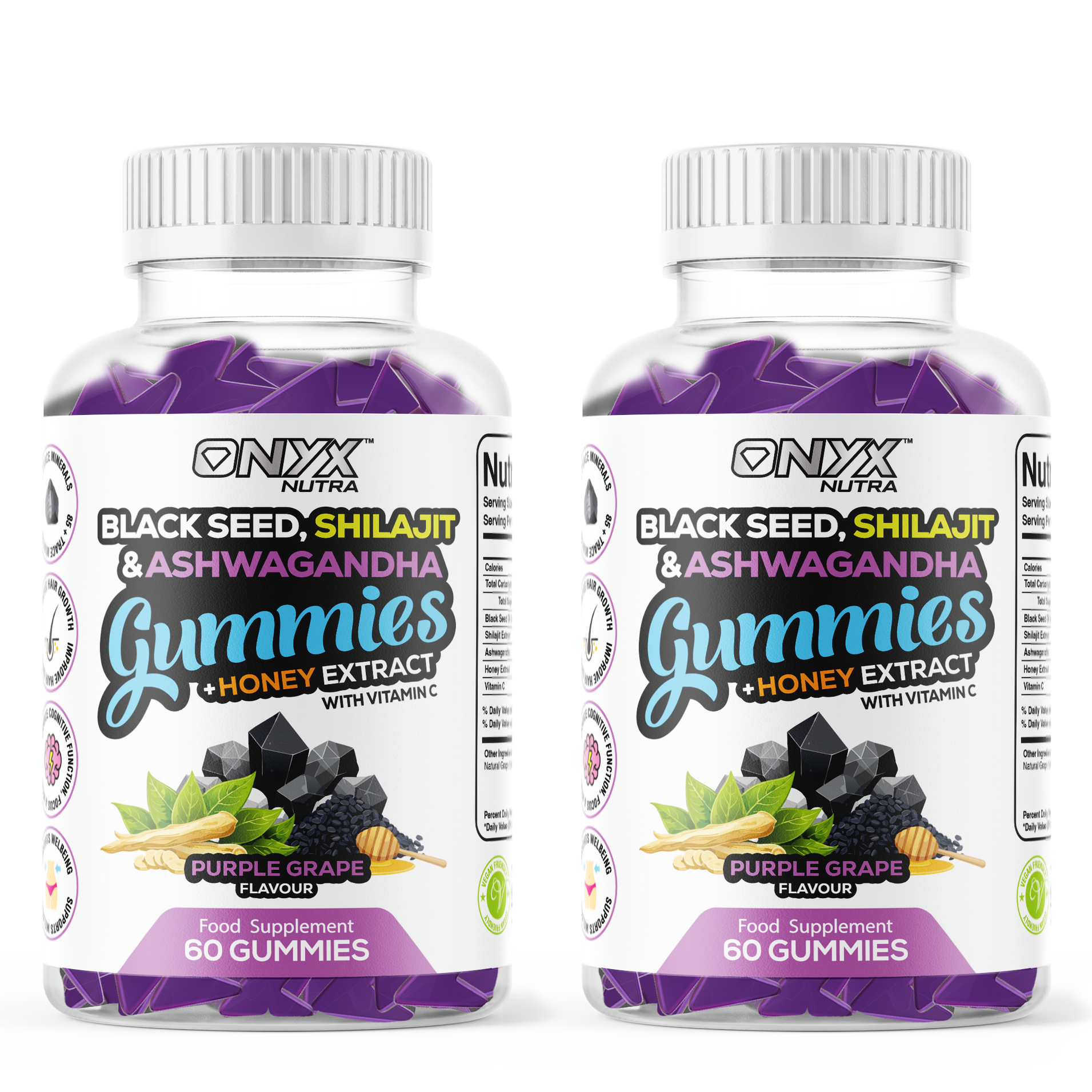 Black Seed, Shilajit & Ashwagandha Gummies