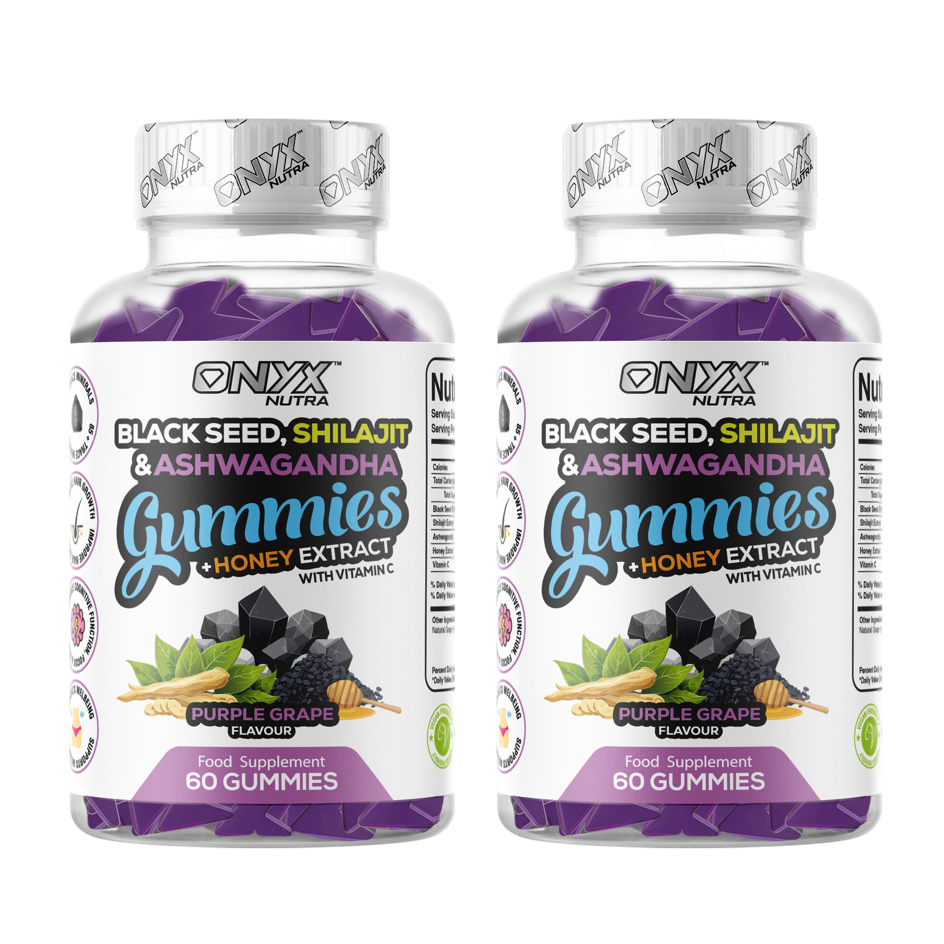 Black Seed, Shilajit & Ashwagandha Gummies