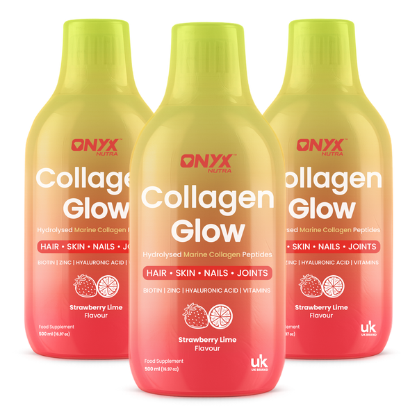 Collagen Glow Liquid Peptides Strawberry Lime