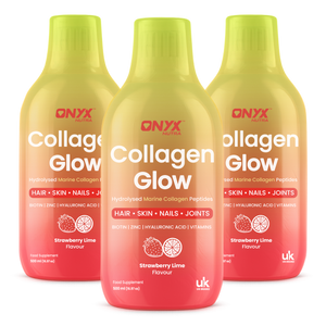 Collagen Glow Liquid Peptides Strawberry Lime