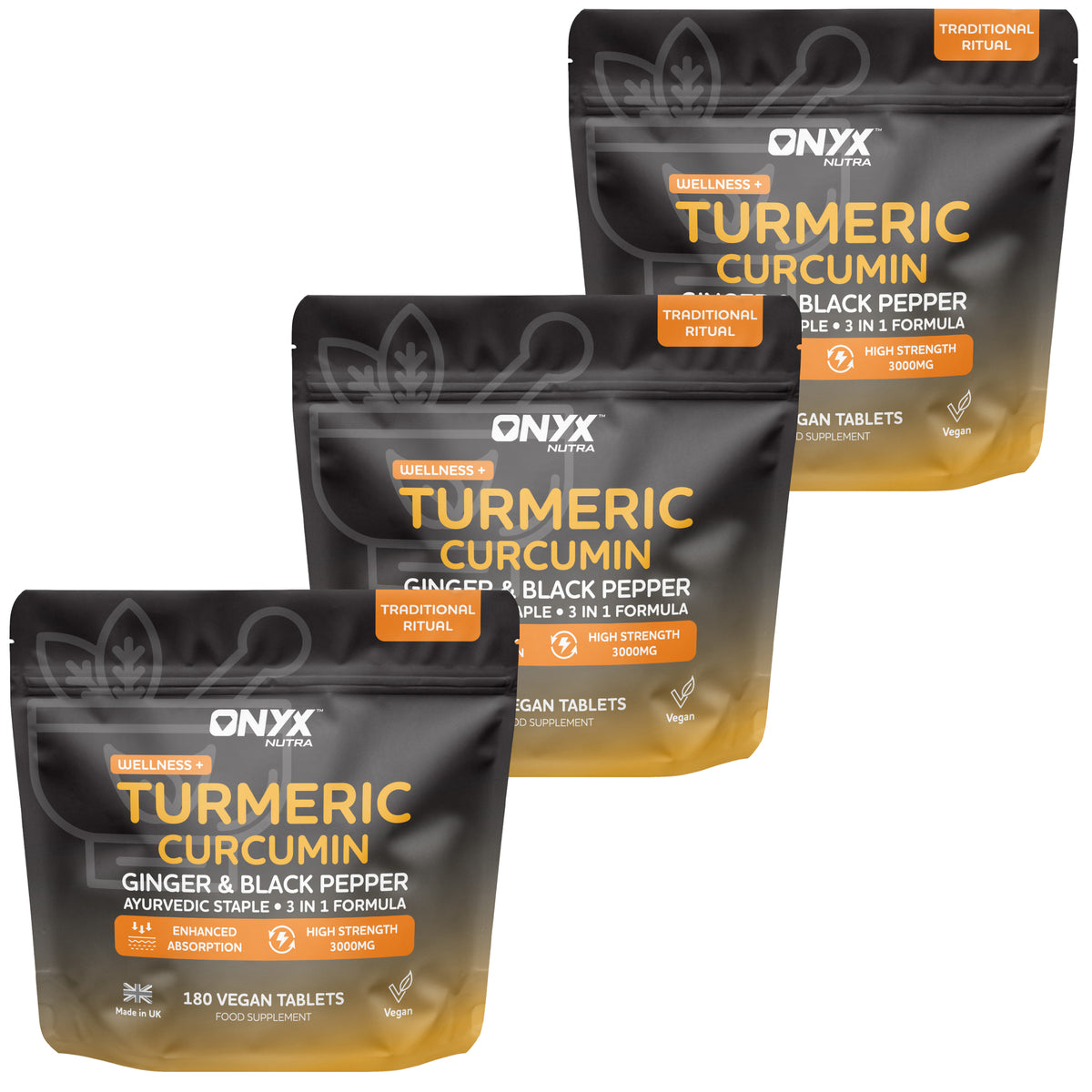 Turmeric, Curcumin, Ginger & Black Pepper