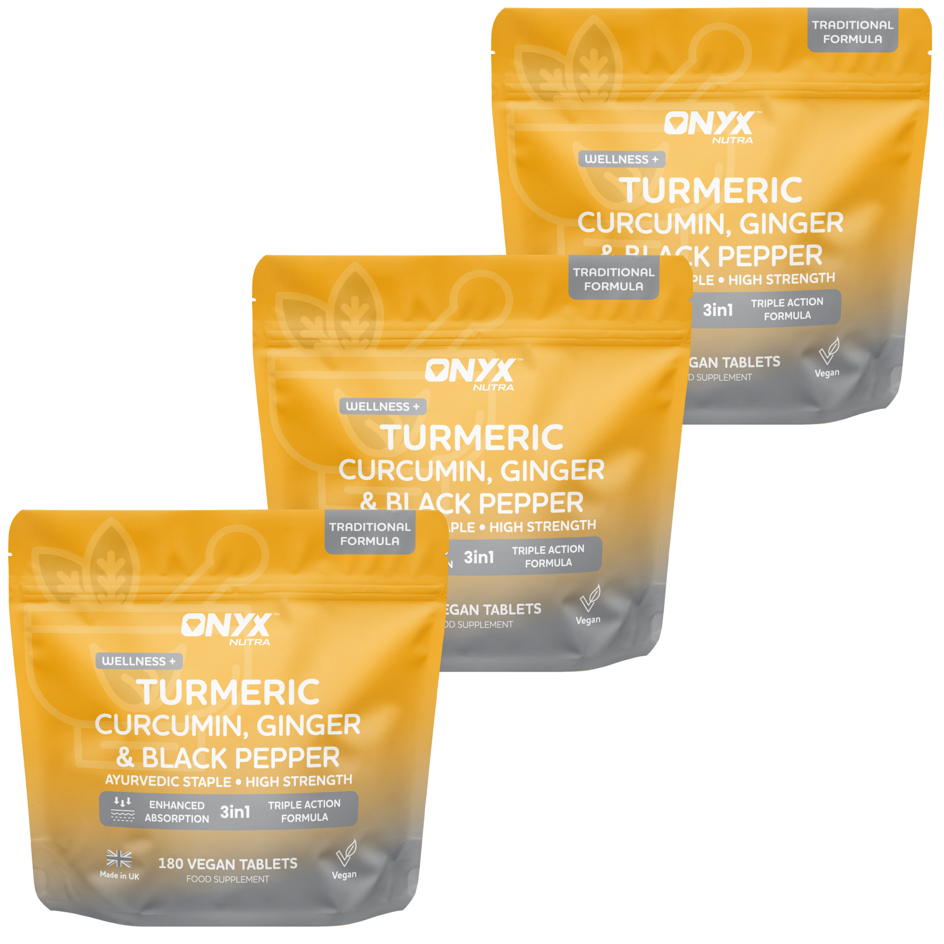 Turmeric, Curcumin, Ginger & Black Pepper