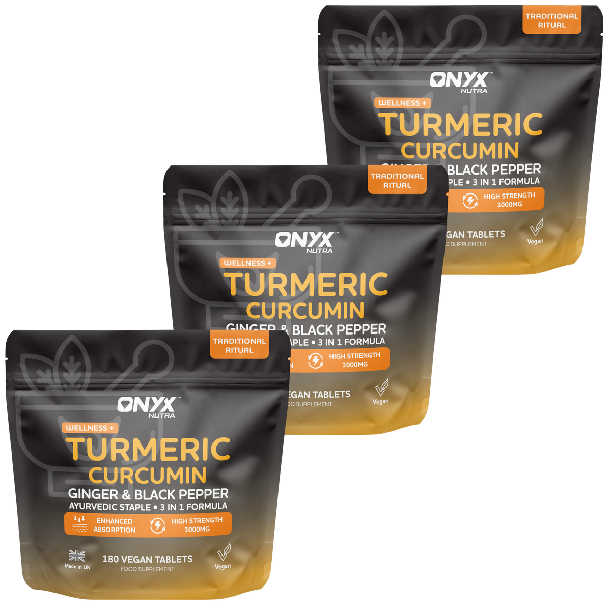 Turmeric, Curcumin, Ginger & Black Pepper