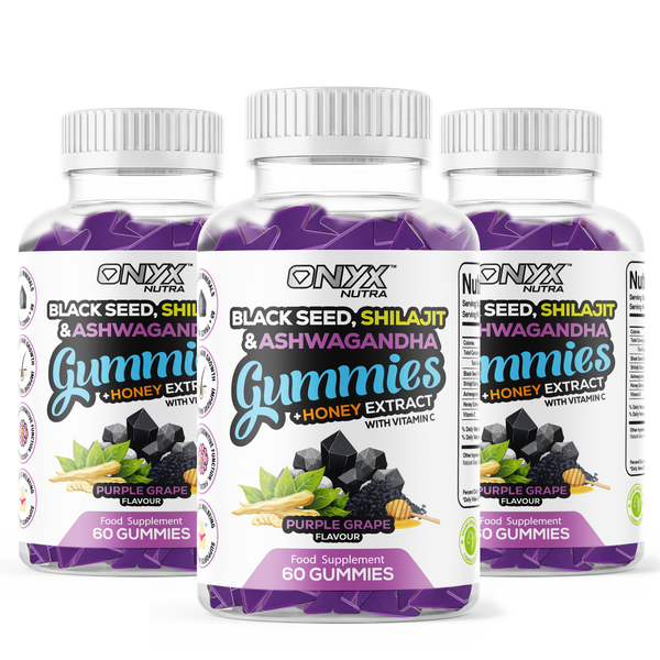 Black Seed, Shilajit & Ashwagandha Gummies