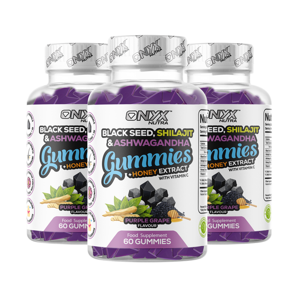 Black Seed, Shilajit & Ashwagandha Gummies