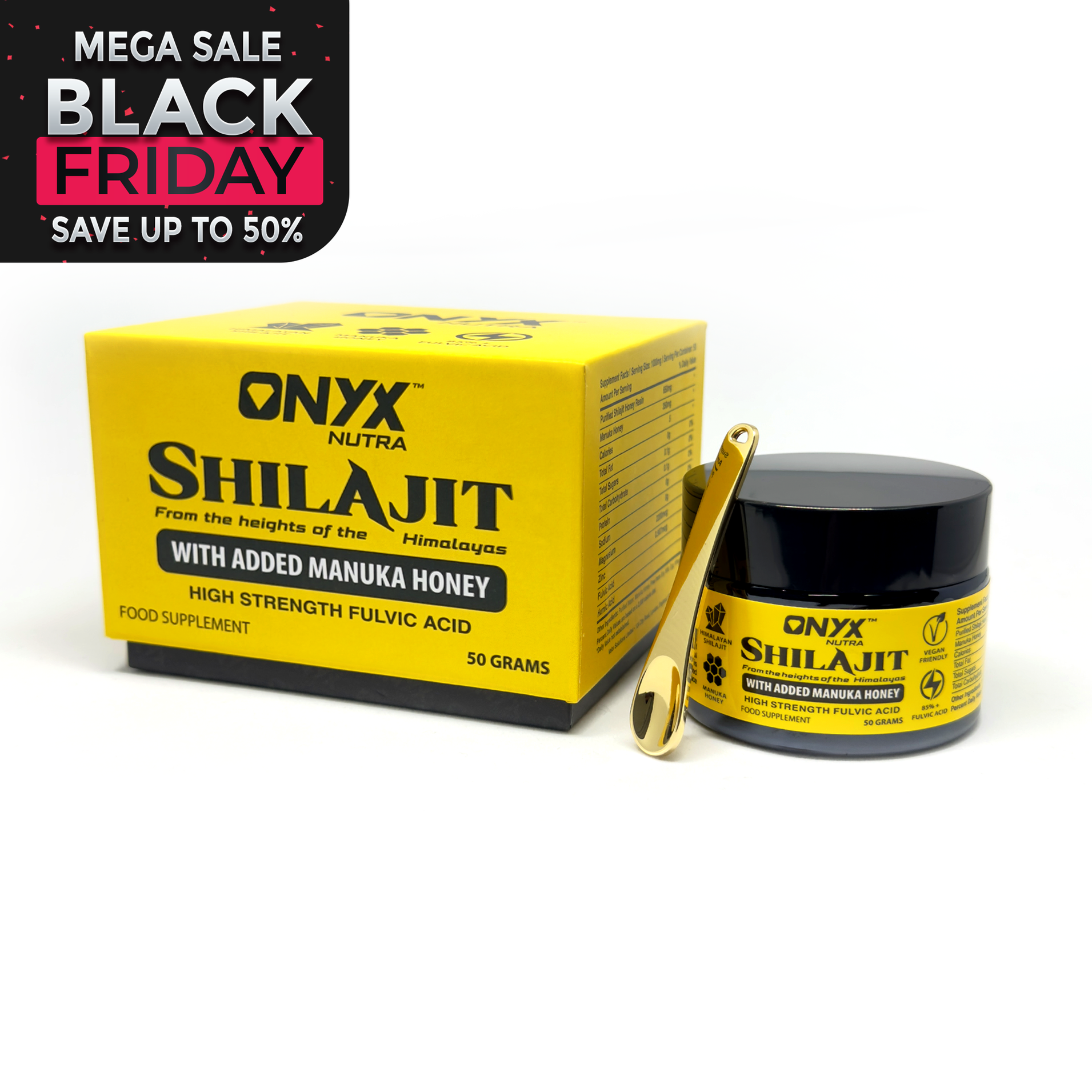 Shilajit & Manuka Honey Resin 50grams
