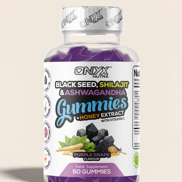 Black Seed, Shilajit & Ashwagandha Gummies