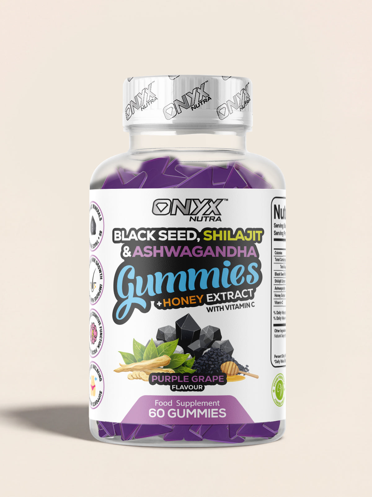 Black Seed, Shilajit & Ashwagandha Gummies