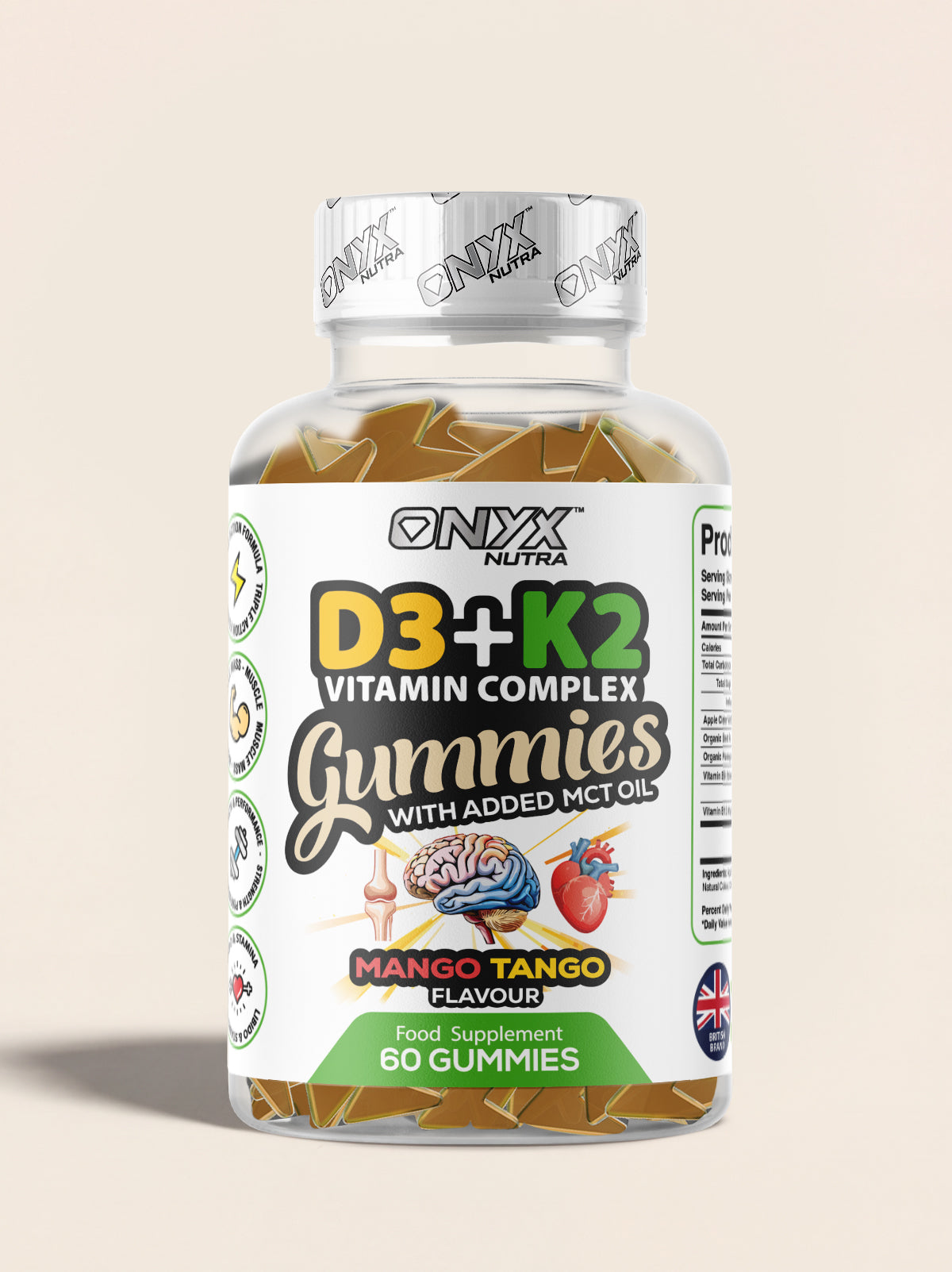 D3 & K2 Vitamin Complex Gummies