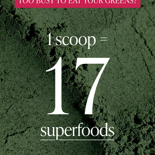 Super Greens Powder - High in Vitamins & Protein Fibre