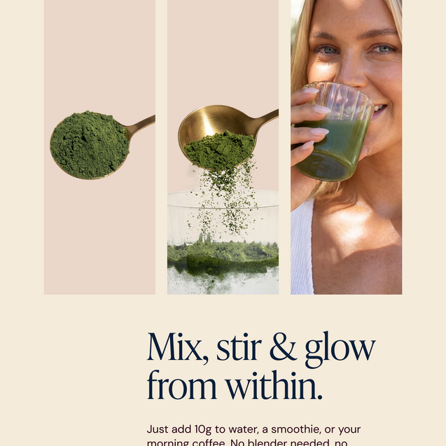 Super Greens Powder - High in Vitamins & Protein Fibre