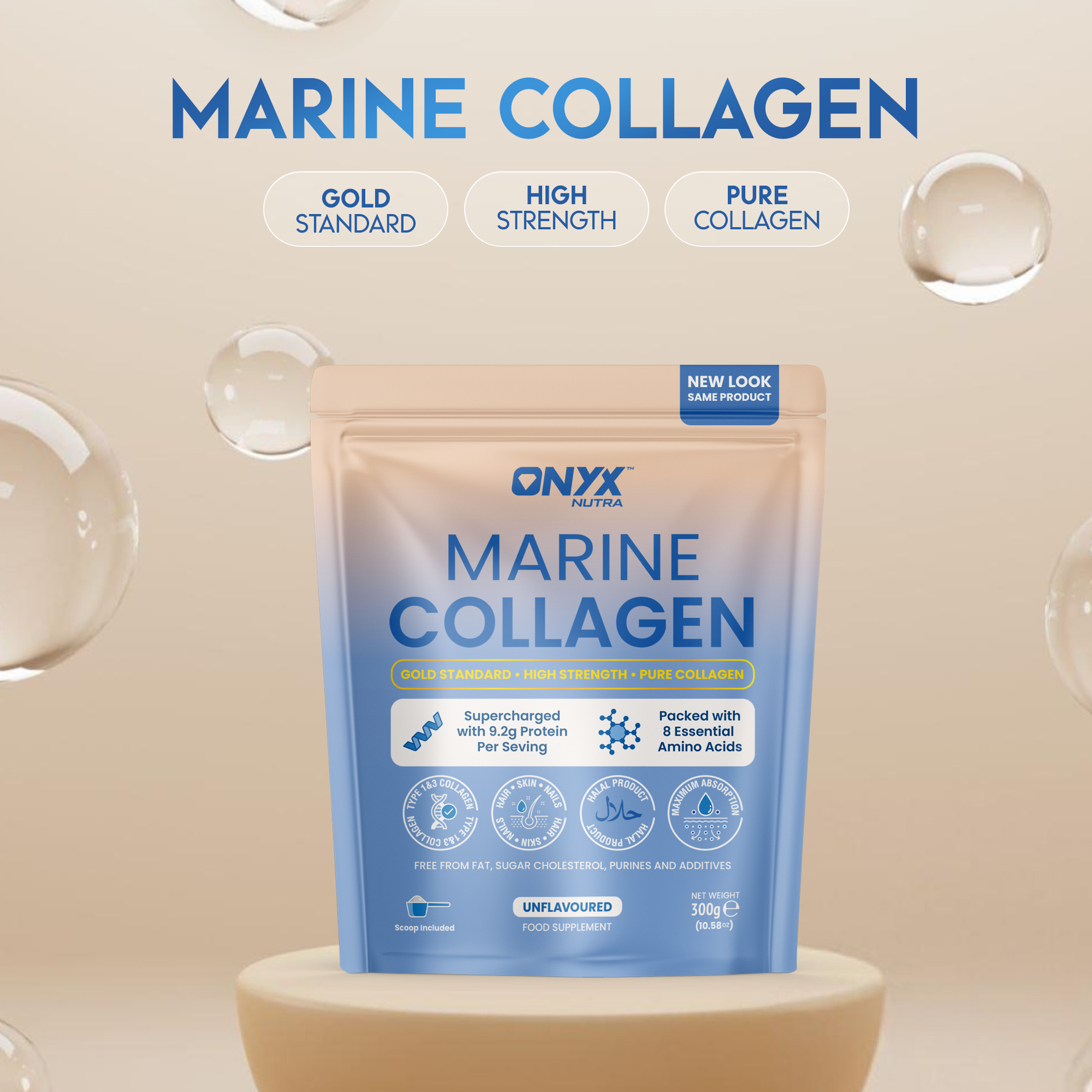 Marine Collagen Peptides 300g